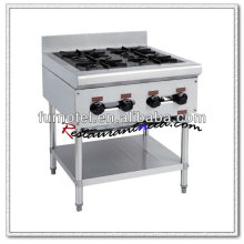 K216 4 Burners With Under Shelf Clay Pot Gas Stove Burner